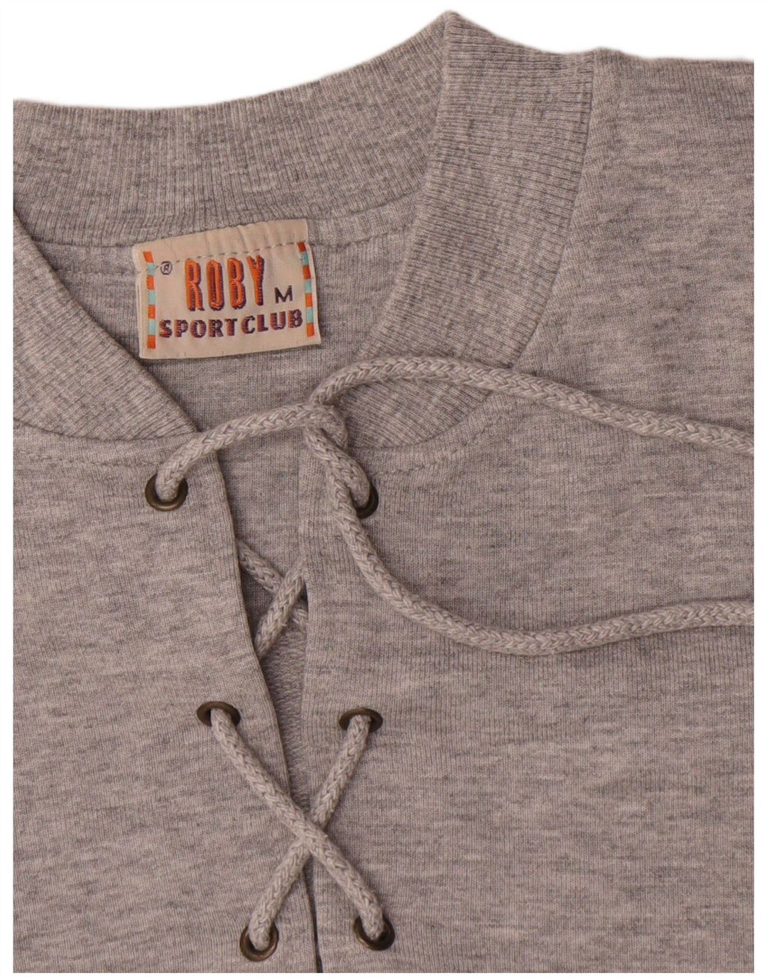 Roby Herren-Sweatshirt mit Grafik, mittelgraue Baumwolle