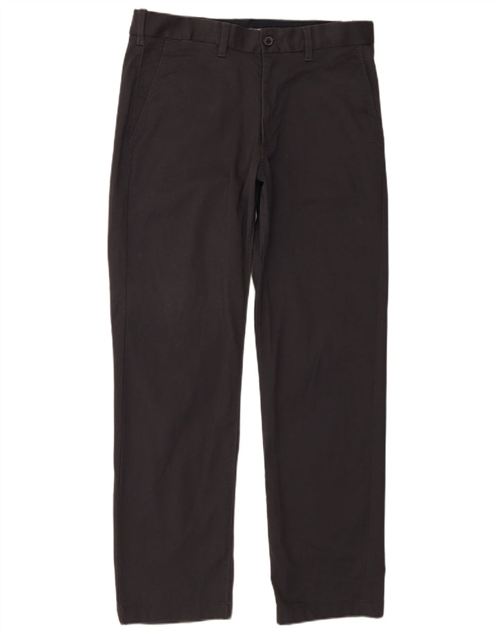 Marks & Spencer Herren-Chinohose mit gerader Passform und normaler Passform, W32 L31, Grau