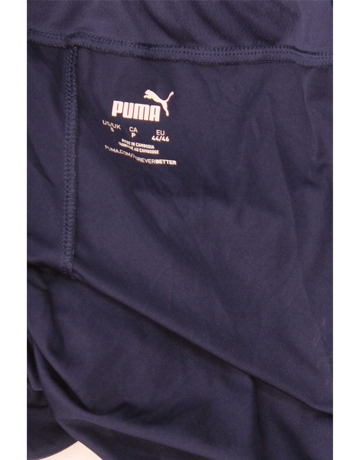 Puma Herren-Sportshorts, Größe S, Marineblau, Farbblock