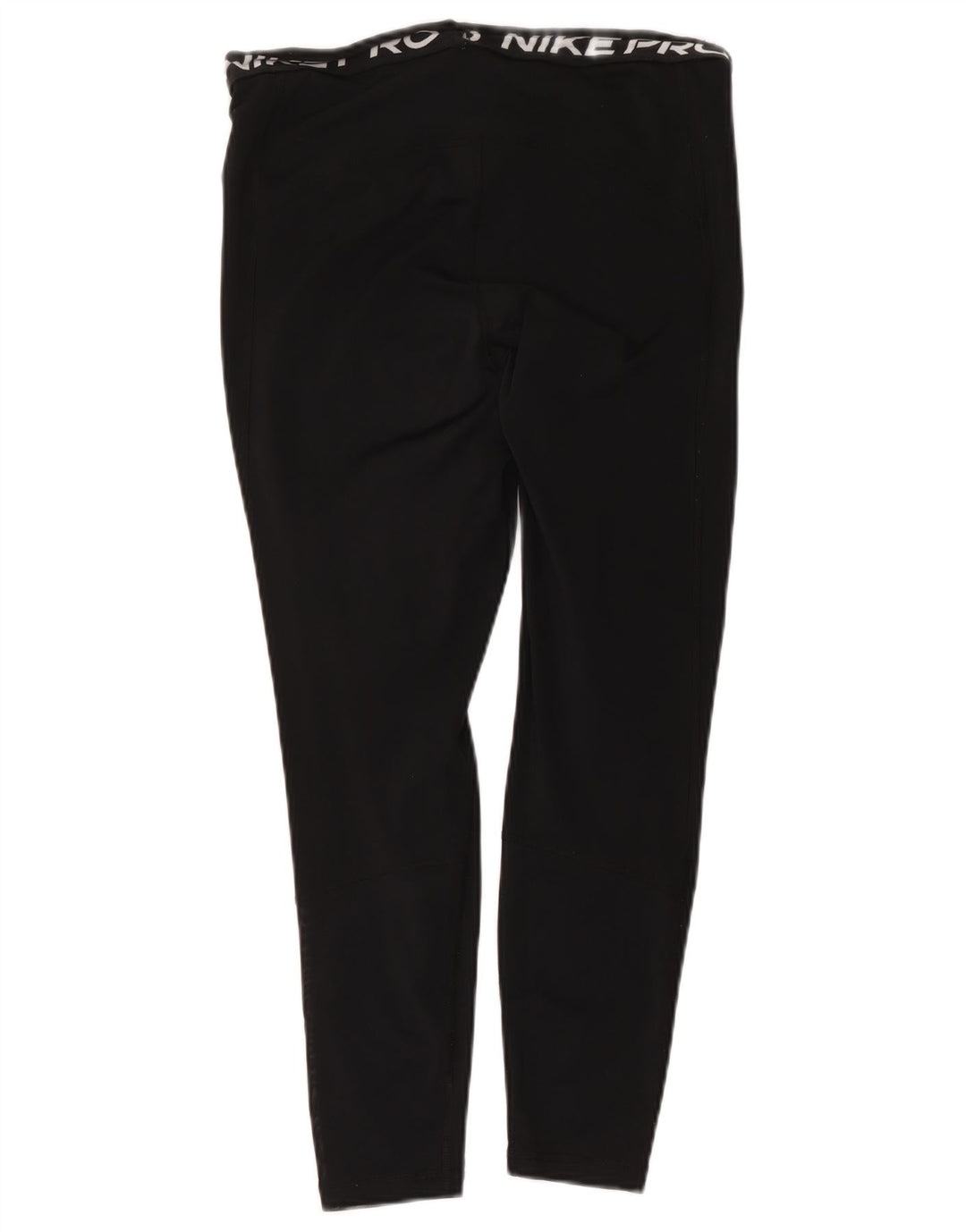 Nike Damen Dri Fit Crop Graphic Leggings UK 14 Large Schwarz Polyester