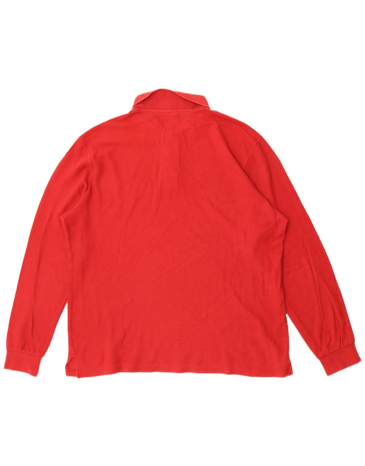 Marlboro Classics Herren Langarm-Poloshirt XL Rot