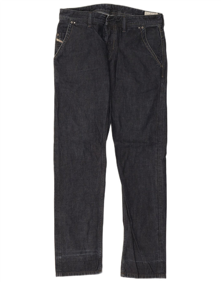 Diesel Herren Bhetto Regular Slim Straight Jeans W31 L32 Blaue Baumwolle