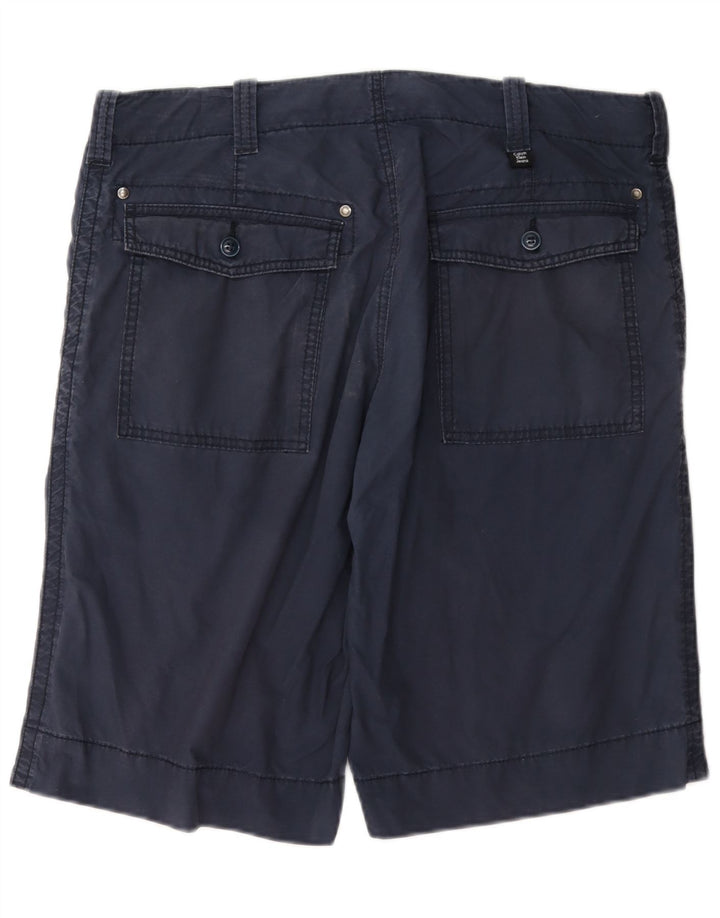 Calvin Klein Herren Chino-Shorts W32 Medium Navy Blue Cotton