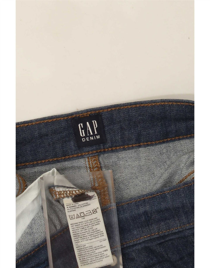 Gap Damen Slim Jeans W32 L27 Marineblaue Baumwolle