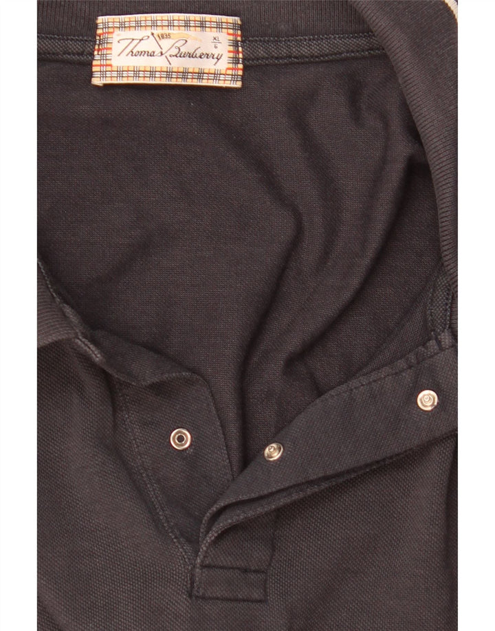 Burberry Herren Poloshirt XL Schwarz