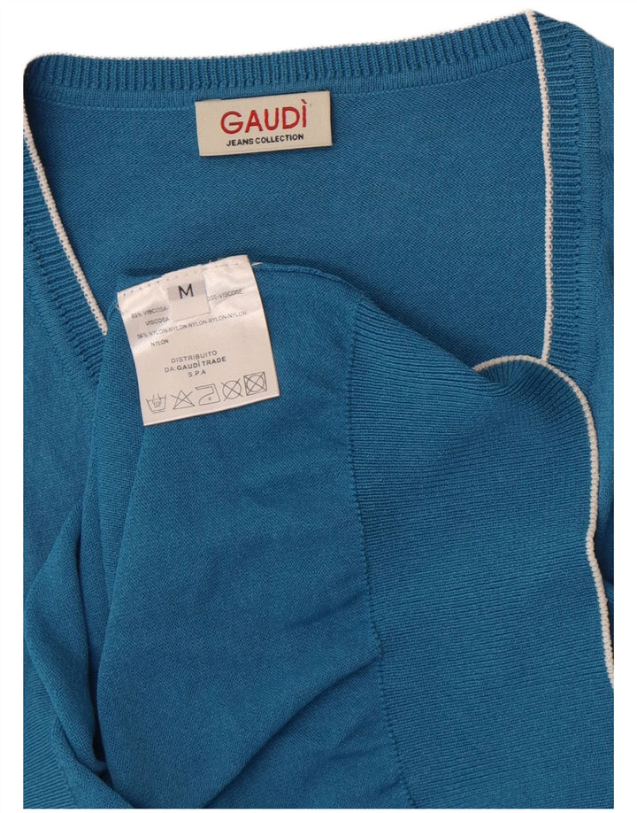 Gaudi Herren-Tanktop aus mittelblauer Viskose