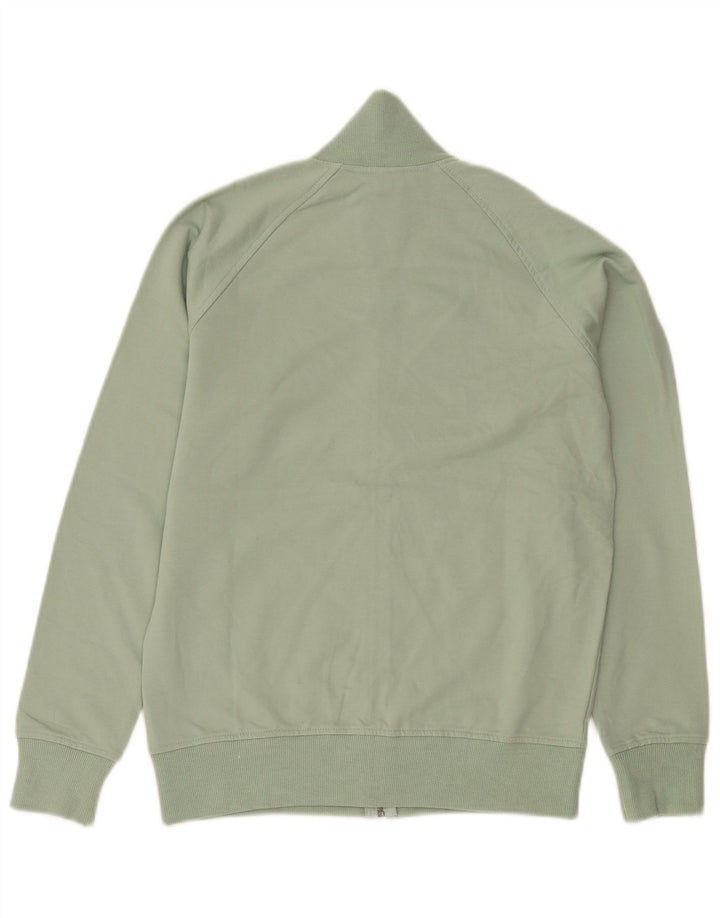 Asics Damen-Trainingsanzug-Top-Jacke, UK 14, mittelgrüne Baumwolle