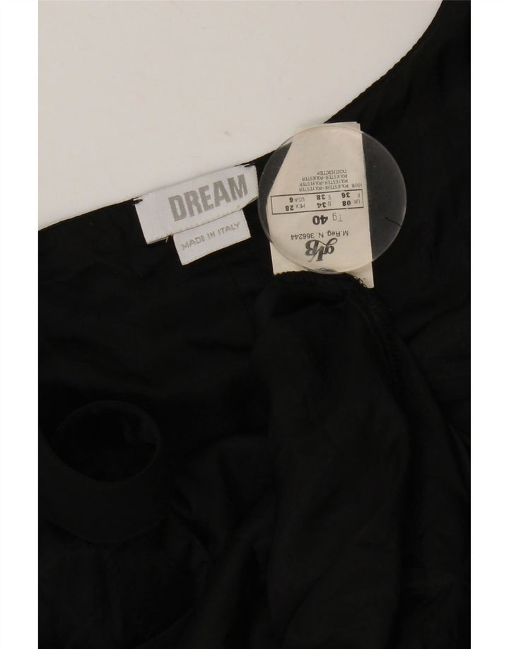 Dream Damen-Abendkleid, ärmellos, A-Linie, Größe S, Schwarz, Polyester