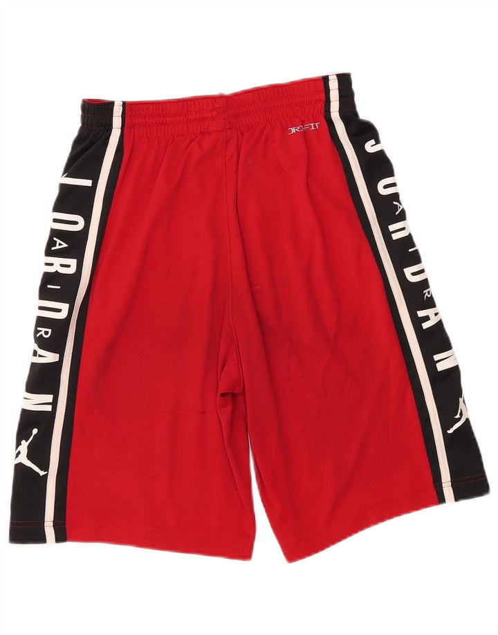 JORDAN Boys Dri Fit Graphic Sport Shorts 13–14 Jahre XL Rot Farbblock