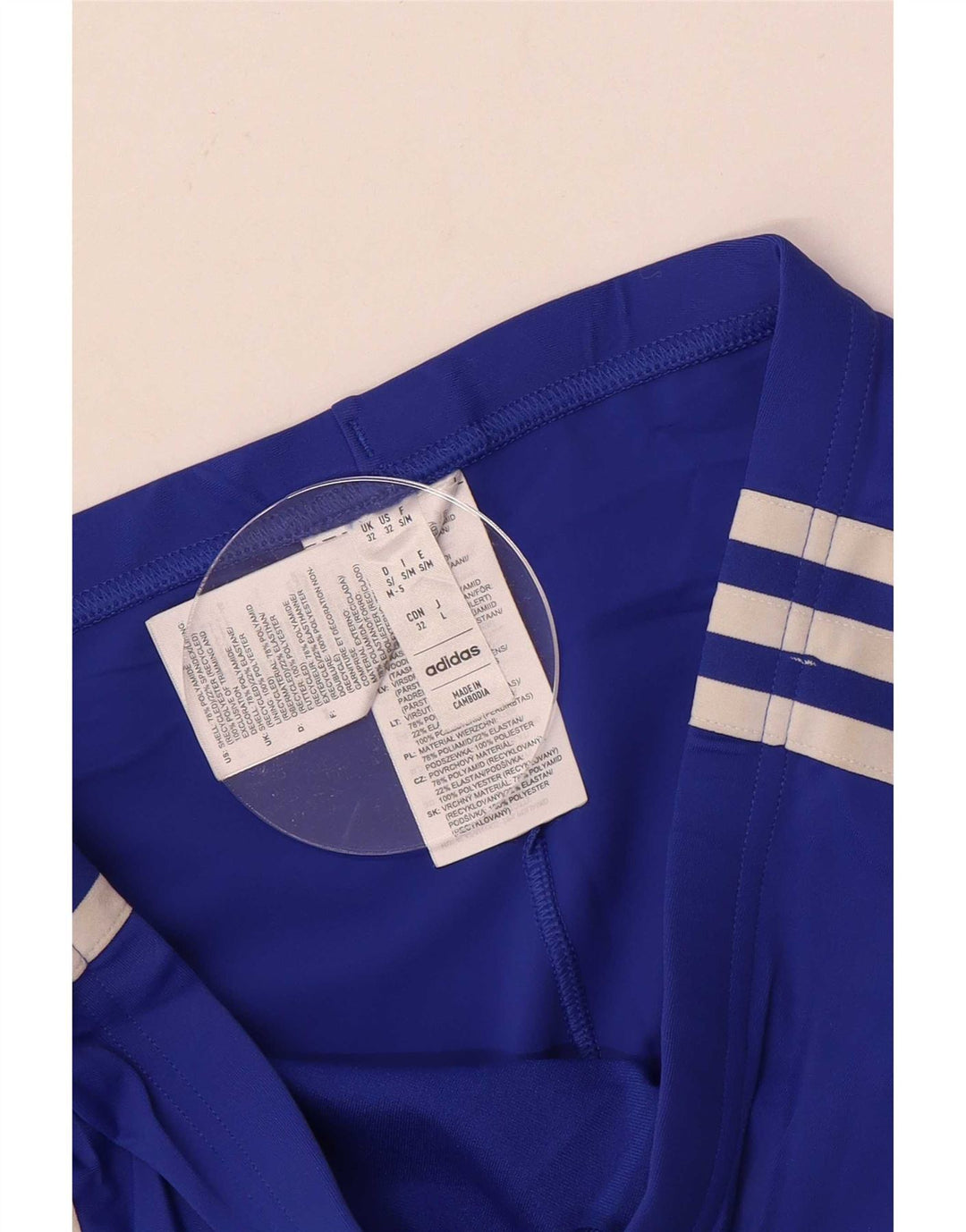 Adidas Herren Sport Shorts Small Blau Polyamid