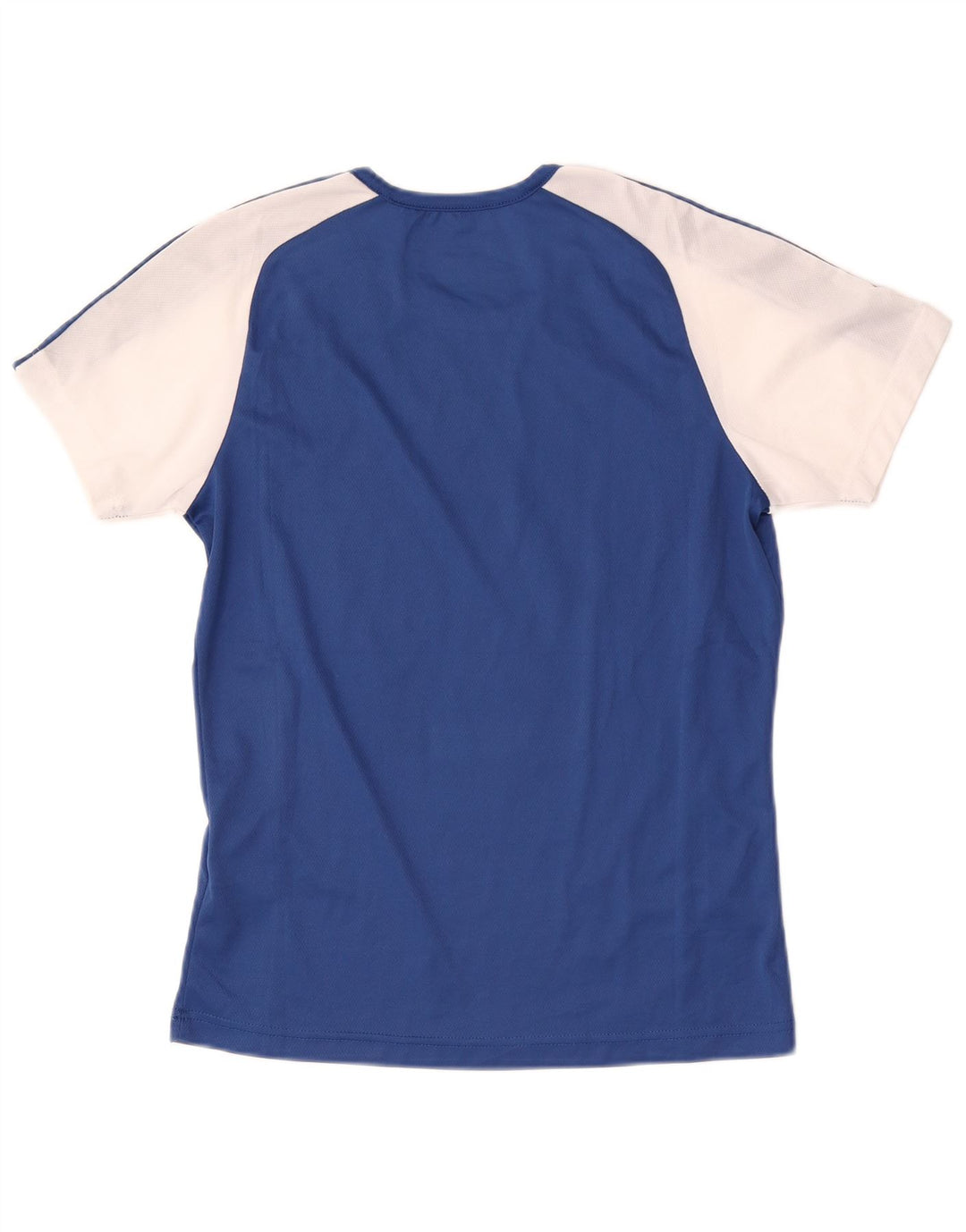 Champion Damen T-Shirt Top UK 12 Mittelblaues Colourblock-Polyester