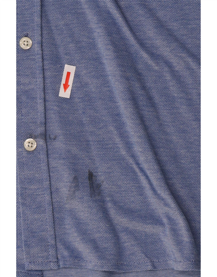 Jack & Jones Herrenhemd, klein, aus blauer Baumwolle