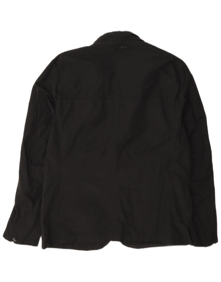 Dkny Herren-Blazer mit 3 Knöpfen, Gr. 40, Größe L, Schwarz, Baumwolle