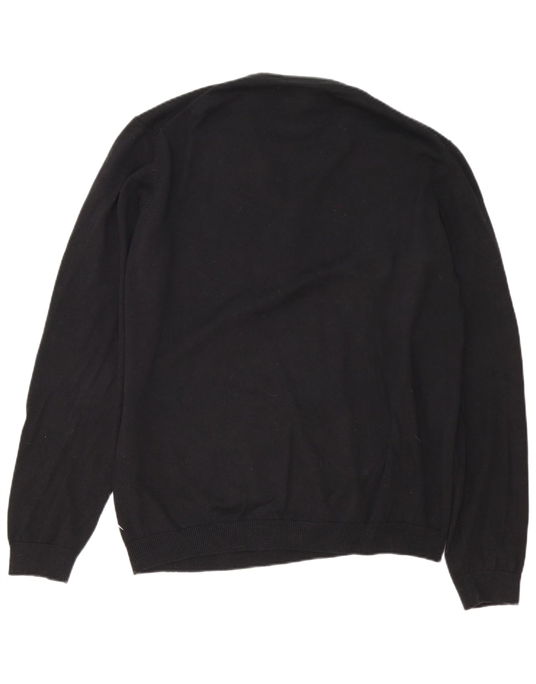 Angelo Litrico Herren-Pullover mit V-Ausschnitt, XL, Schwarz