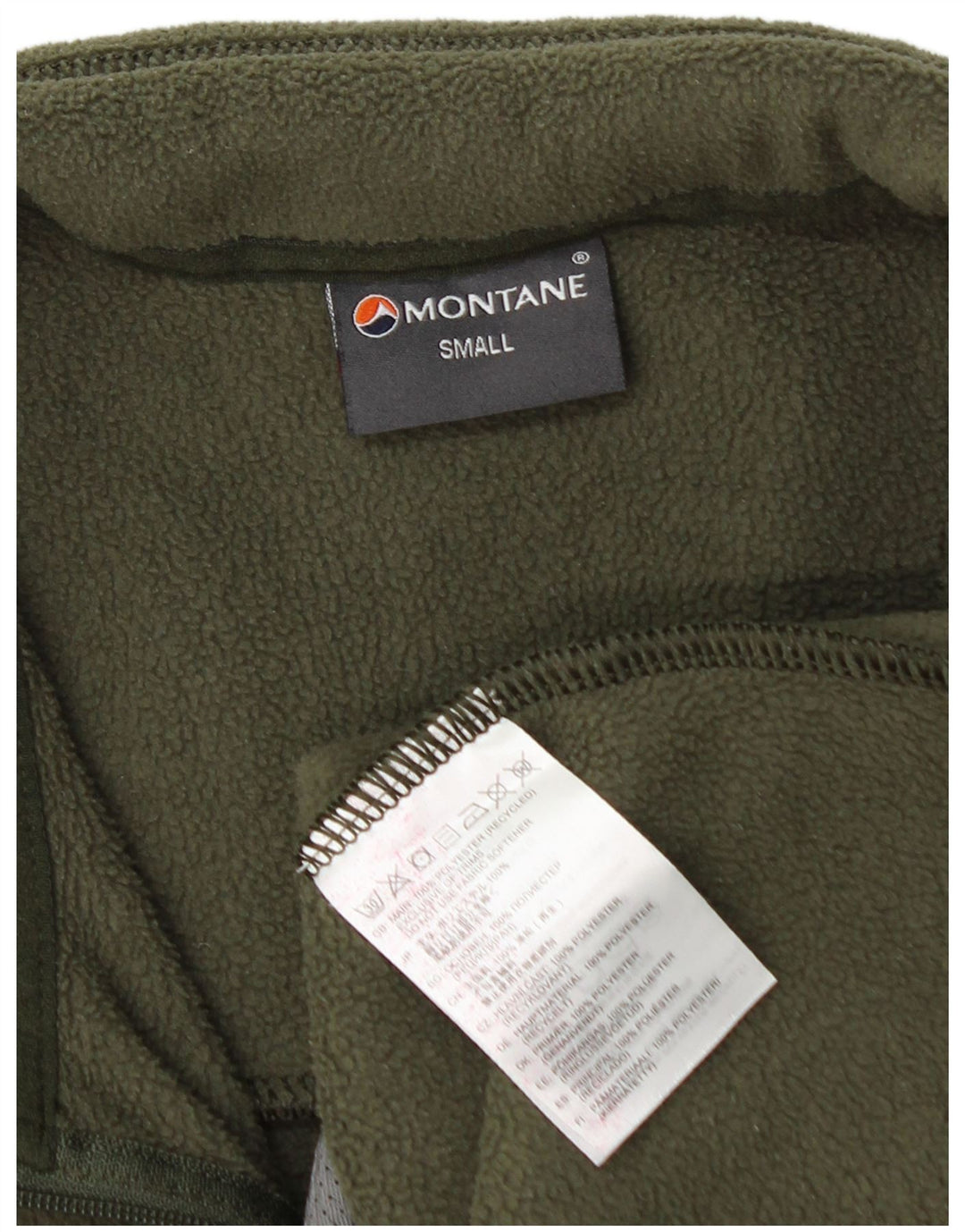 Montane Herren Fleecejacke UK 36 Small Khaki Polyester