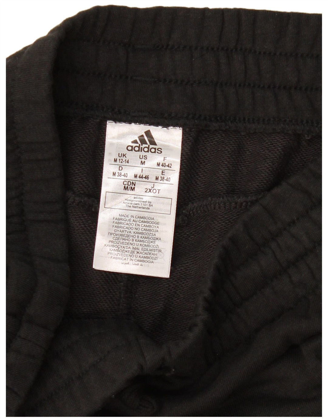 Adidas Damen Graphic Trainingshose Jogger UK 12/14 Medium Schwarz