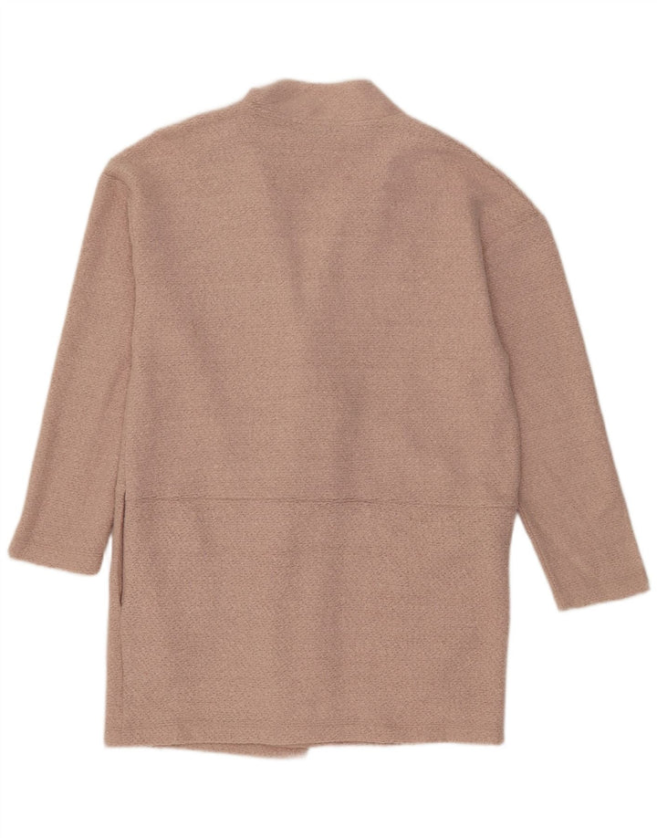 Marks & Spencer Offener Damenmantel UK 14 Large Pink Polyester
