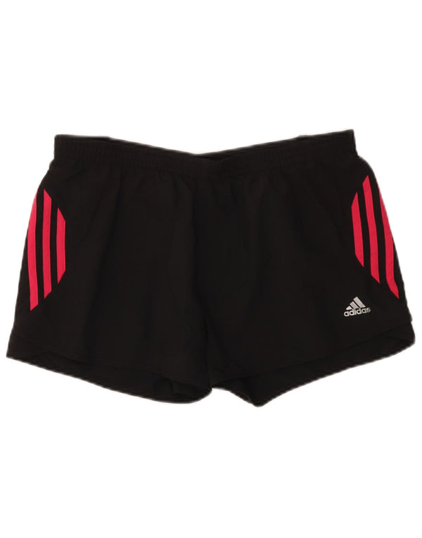 Adidas Damen Climacool Sport Shorts UK 12 Medium Schwarz Polyester