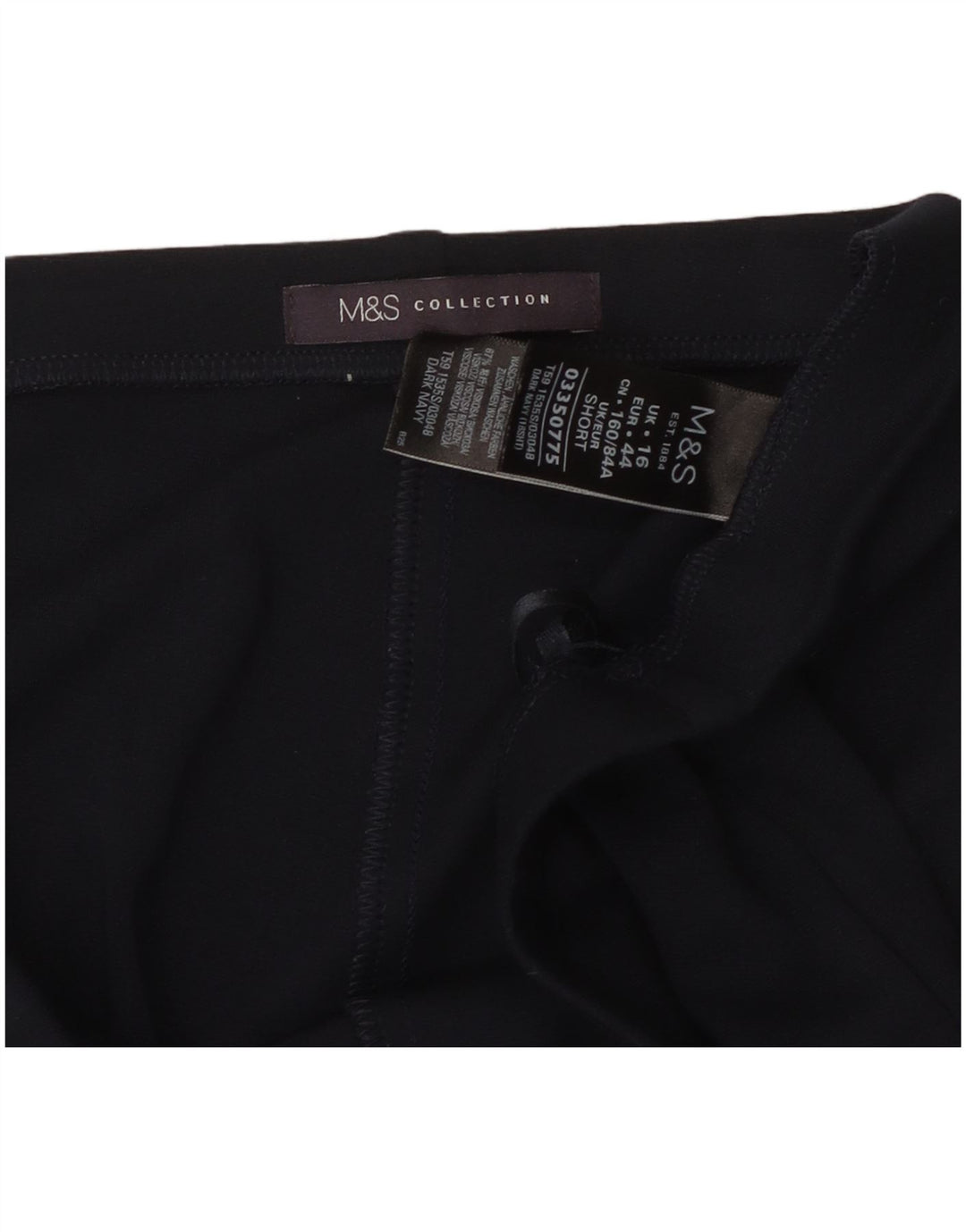 Marks & Spencer Damen-Trainingshose, Gr. 40, Marineblau, Viskose
