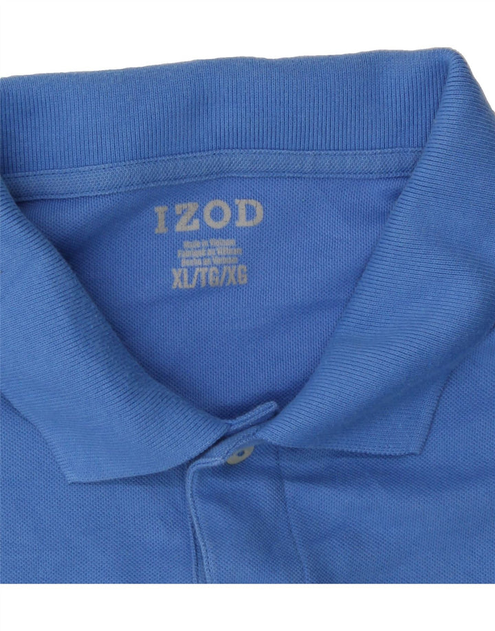 IZOD Mens Polo Shirt XL Blue Cotton Vintage Izod and Second-Hand Izod from Messina Hembry 
