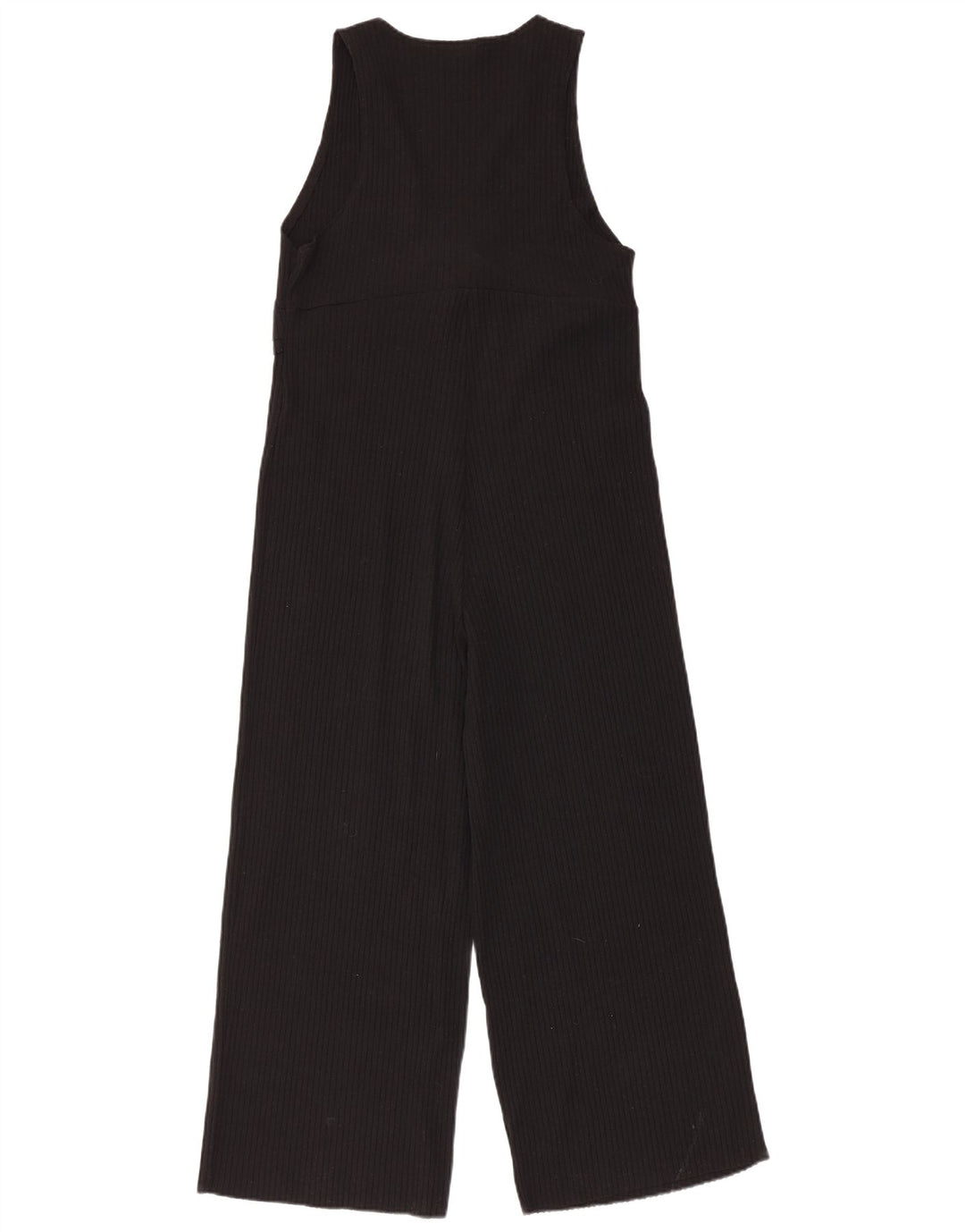 Zara Damen-Overall, ärmellos, UK 12, mittelschwarz, Baumwolle