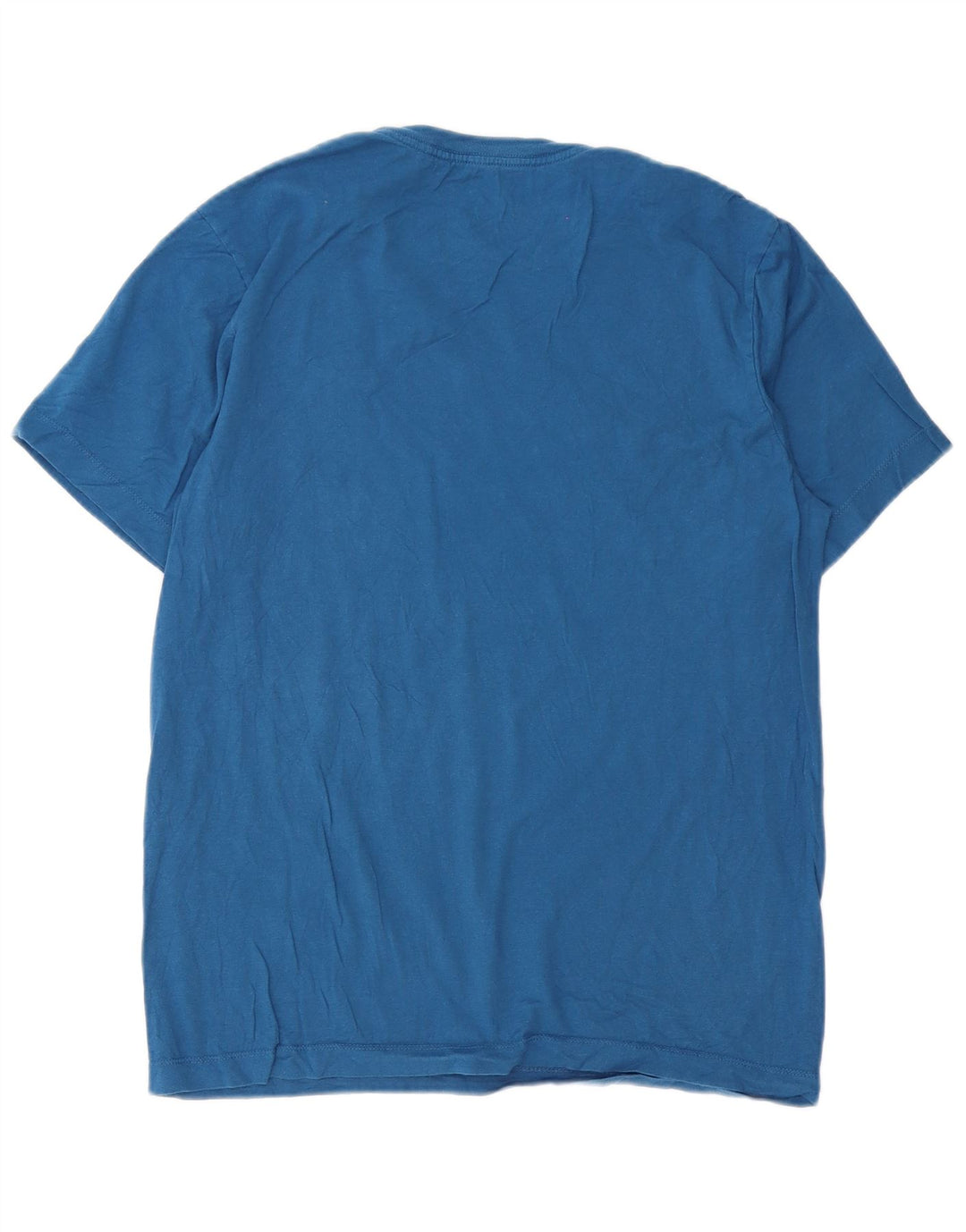 Nike Herren T-Shirt Top Small Blau Baumwolle