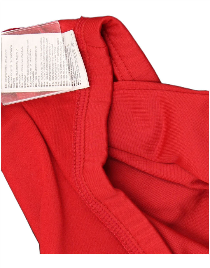 NIKE Mens Tracksuit Top Jacket XL Red Colourblock Polyester