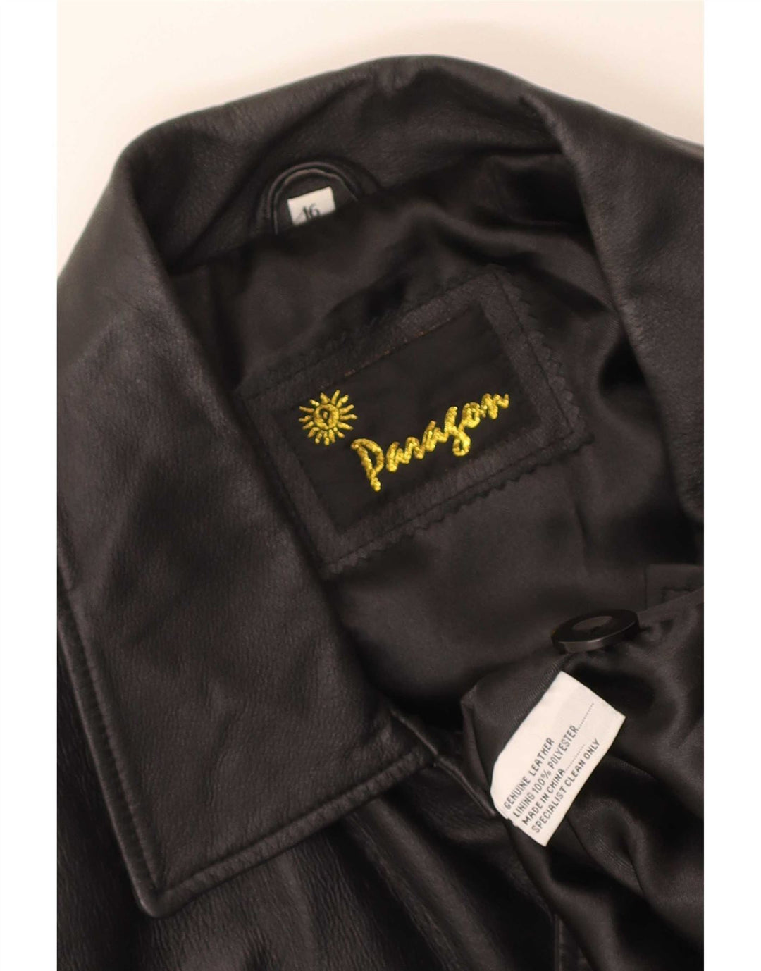Paragon Herren Lederjacke UK 16 Large Schwarz