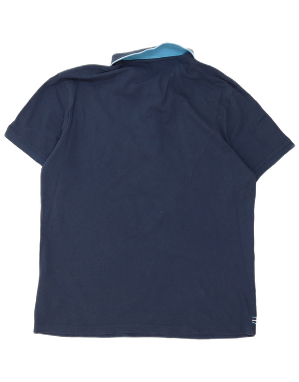 Gas Herren Poloshirt XL Marineblau Baumwolle