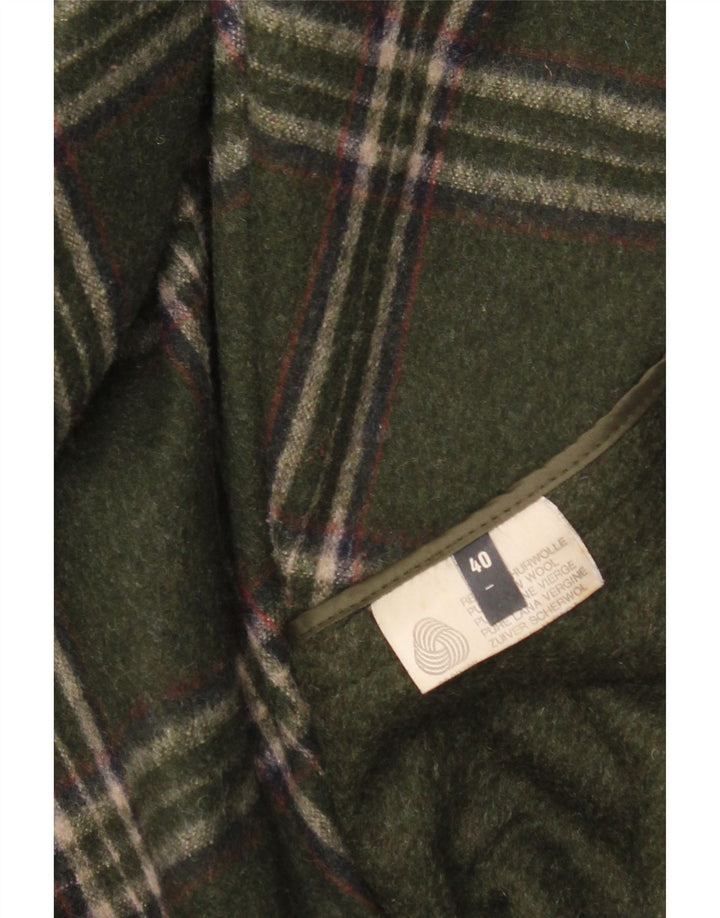 Salko Damenmantel EU 40 Medium Khaki Schurwolle