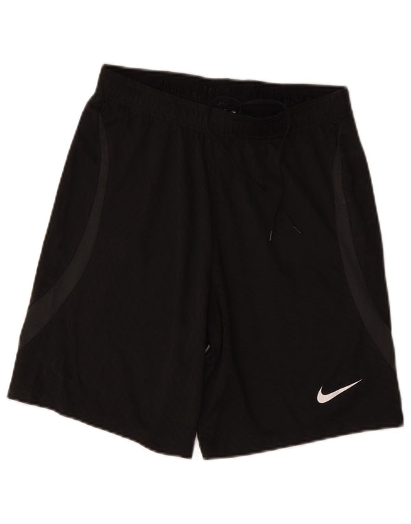Nike Damen Slim Fit Sport Shorts UK 10 Small Schwarz Polyester Sport
