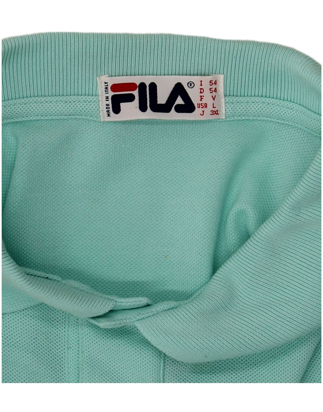 FILA Herren Poloshirt IT 54 XL Türkis