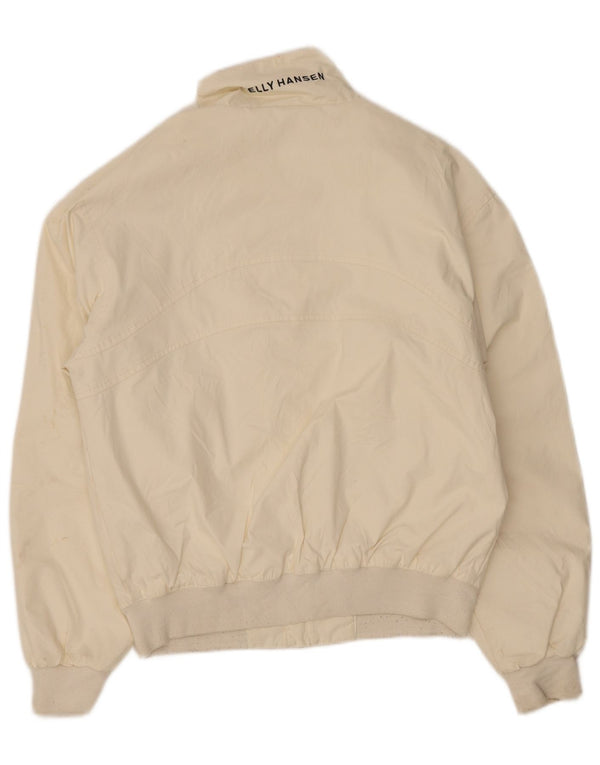 Helly Hansen Mens Bomber Jacket UK 38 Medium White Polyamide