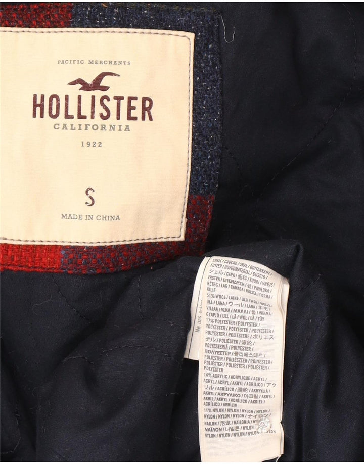Hollister Damen-Windbreakerjacke mit Kapuze, Gr. 10, klein, mehrfarbig, kariert