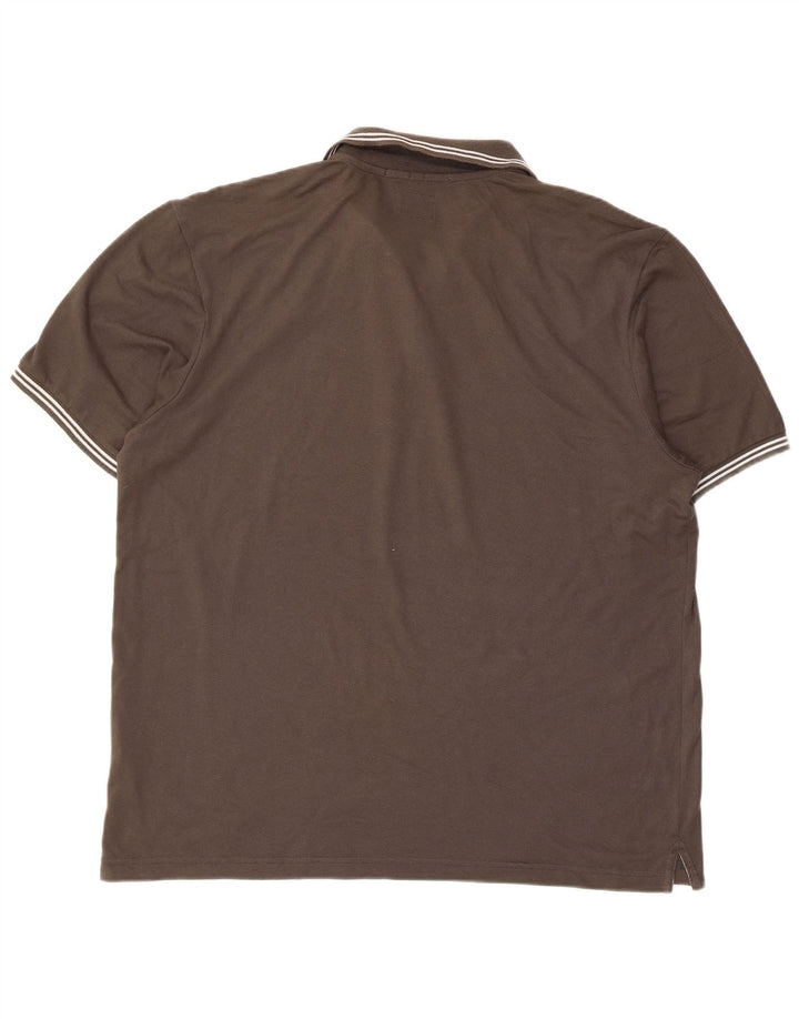 CHAMPION Herren Easy Fit Poloshirt 3XL Braun Baumwolle
