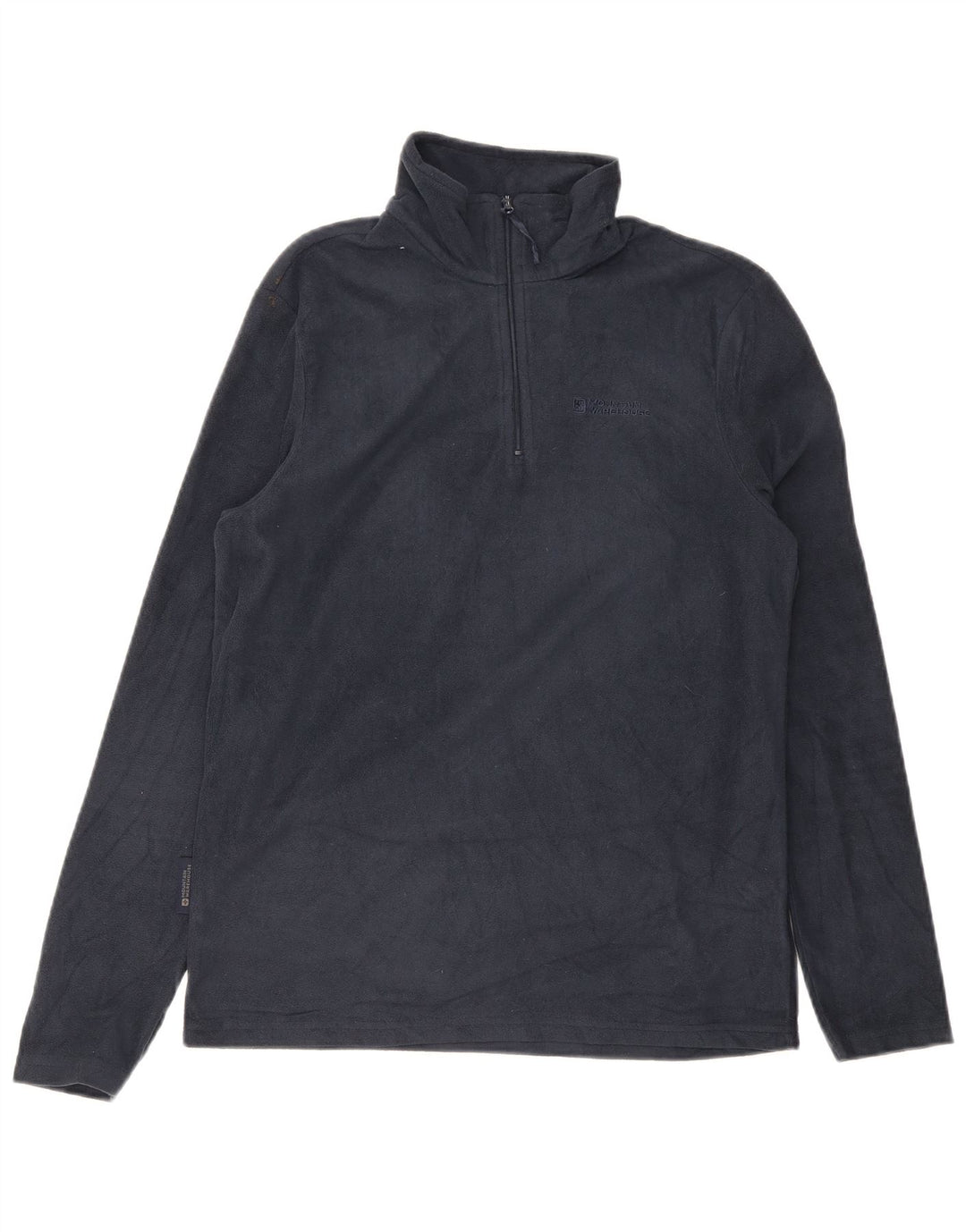 Mountain Warehouse Herren-Fleecepullover mit Reißverschluss am Hals, XS, Marineblau, Polyester