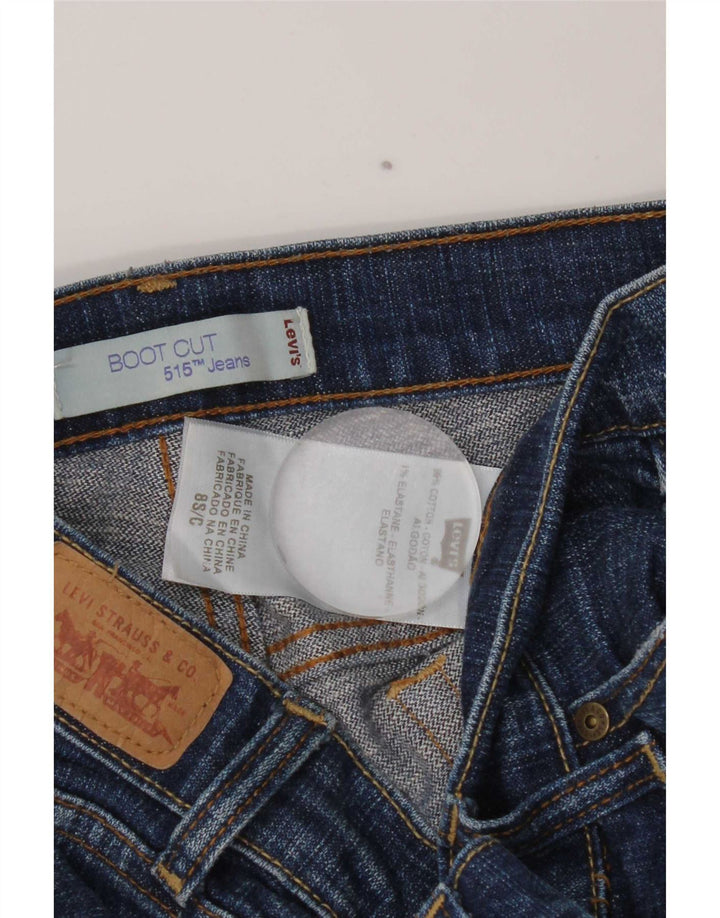 Levi's Damen 515 Bootcut Jeans US 8 Medium W32 L29 Blaue Baumwolle