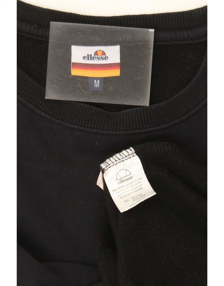 ELLESSE Herren-Sweatshirt-Pullover, mittelschwarz, Baumwolle