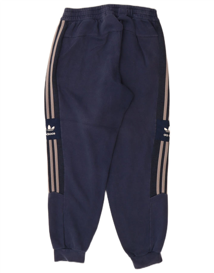 Adidas Herren-Trainingshose, Jogginghose, mittelblau, Baumwolle