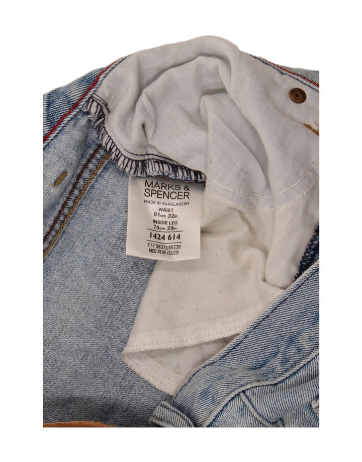 Marks & Spencer lockere Herrenjeans, W32, L26, blaue Baumwolle