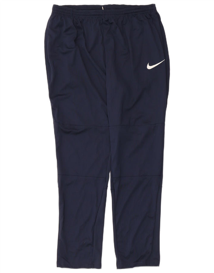 Nike Herren-Trainingshose XL, Marineblau, Polyester, Sport