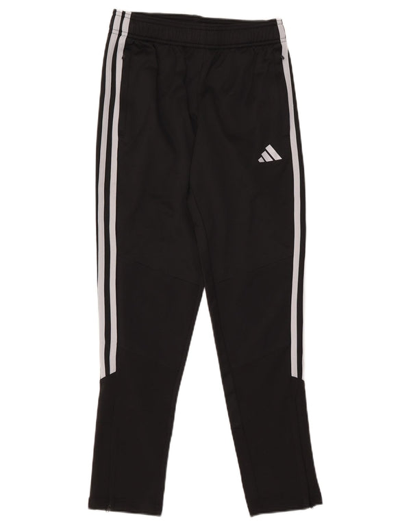 Adidas Trainingshose für Jungen, 11–12 Jahre, schwarzes Polyester