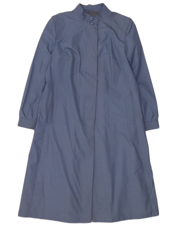Vintage Damen Mantel IT 42 Mittelblau