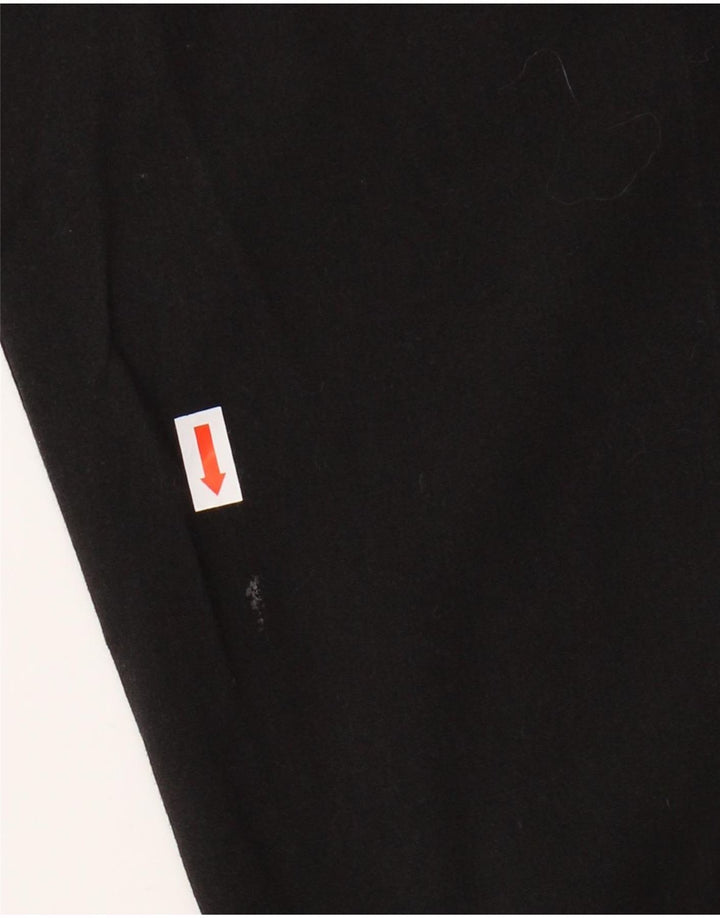 CALVIN KLEIN Damen Bootcut Chinohose US 12 Large W34 L32 Schwarz