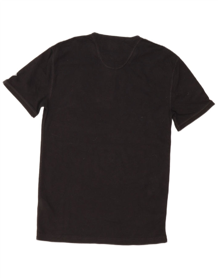 Superdry Herren T-Shirt Top Large Schwarz Baumwolle
