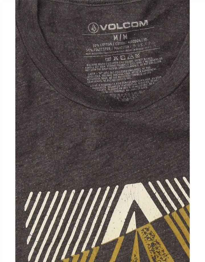 Volcom Herren-T-Shirt mit Grafik, mittelgraue Baumwolle
