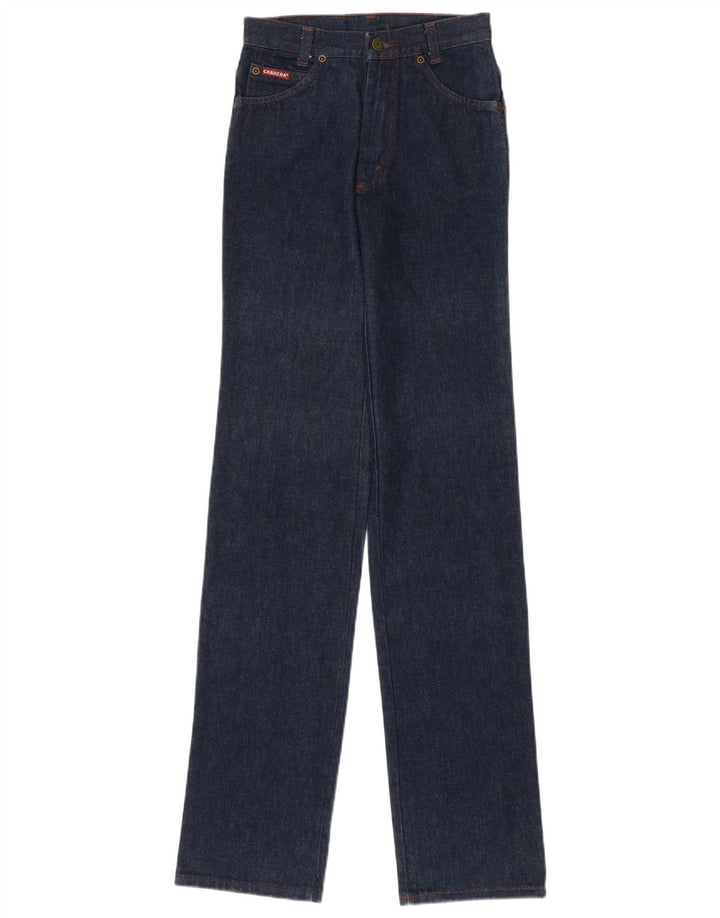 Carrera Damen Straight Jeans W26 L35 Marineblaue Baumwolle