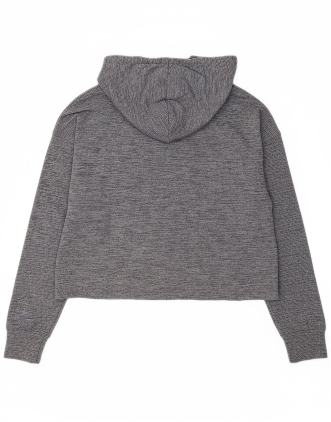 NIKE Womens Dri Fit Oversized Hoodie Jumper UK 10 Small Blue Polyester