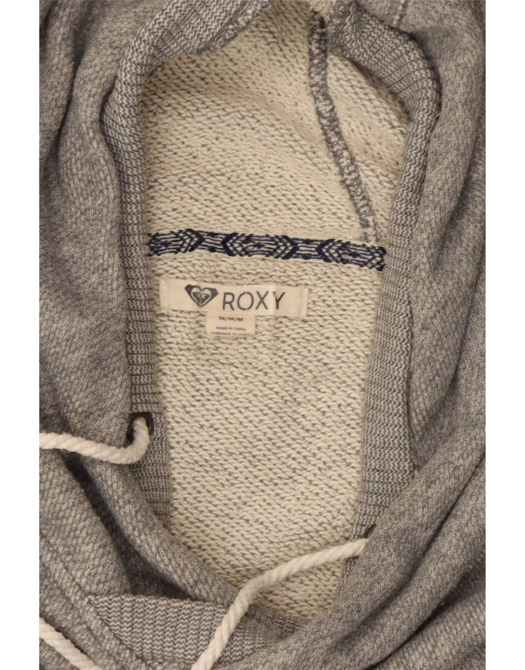 Roxy Damen Kapuzenpullover UK 14 Mittelgrau