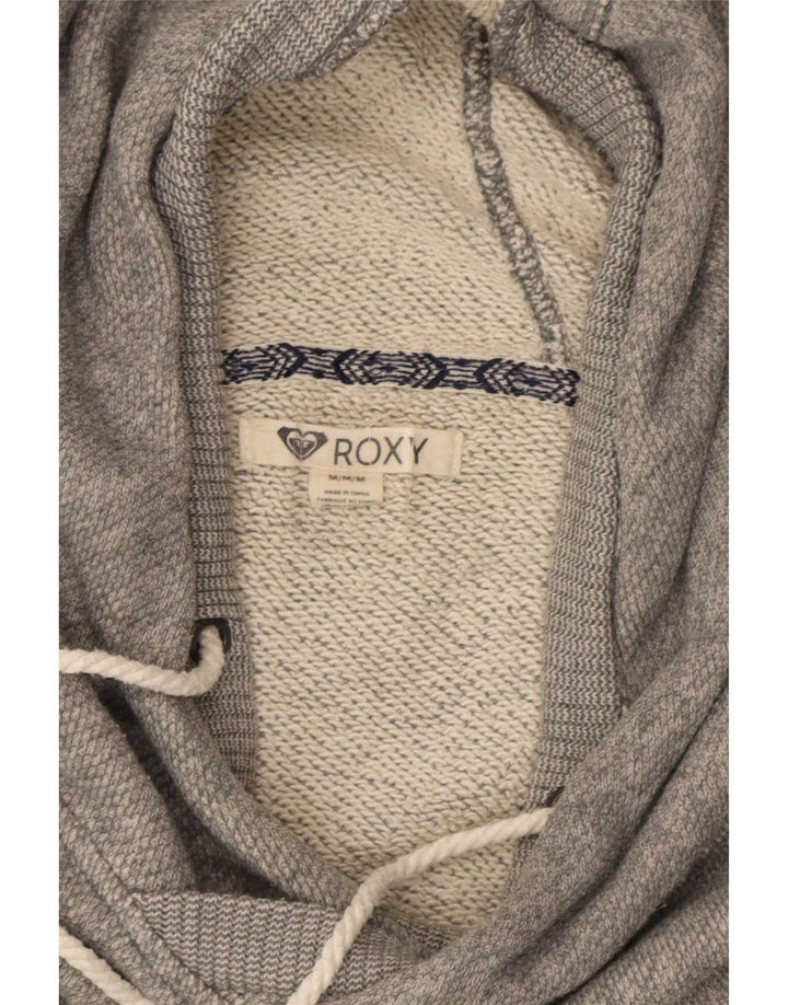 Roxy Damen Kapuzenpullover UK 14 Mittelgrau